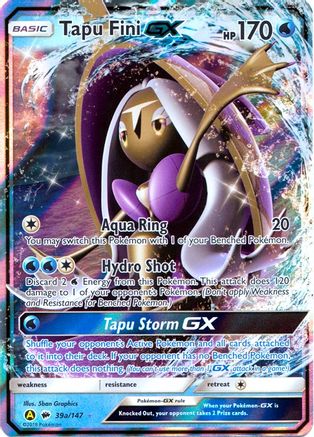 Image of Tapu Fini GX (39a/147) [Alternate Art Promos]