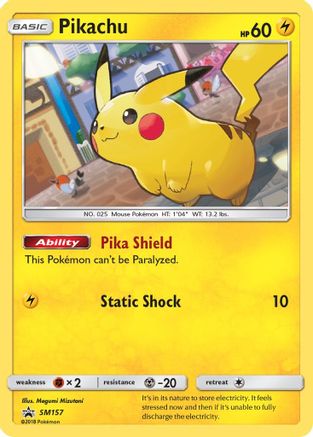 Image of Pikachu (SM157) [Sun & Moon: Black Star Promos]