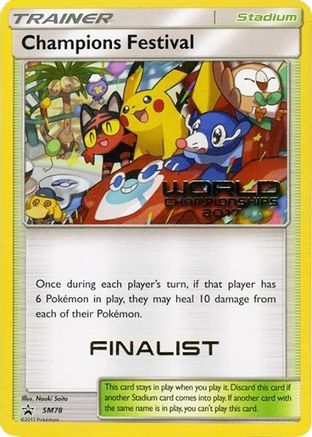 Image of Champions Festival (SM78) (2017 Finalist) [Sun & Moon: Black Star Promos]