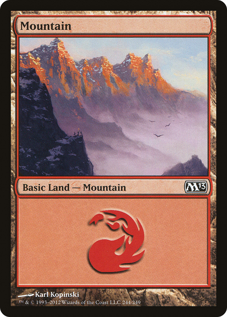 Image of Mountain (244) [Magic 2013]
