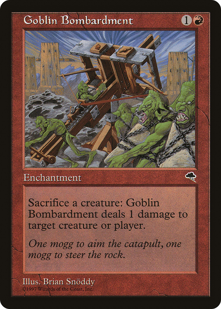 Image of Goblin Bombardment [Tempest]