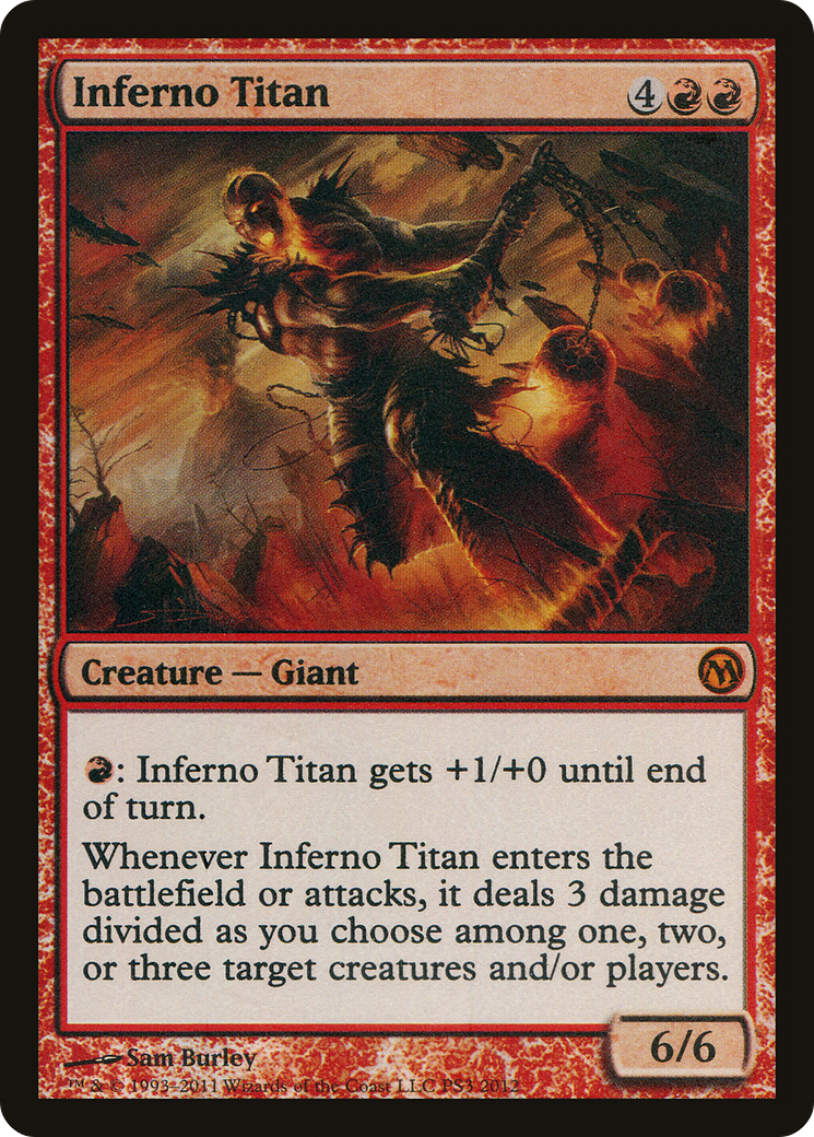 Image of Inferno Titan (Duels of the Planeswalkers Promos) [Duels of the Planeswalkers Promos 2011]