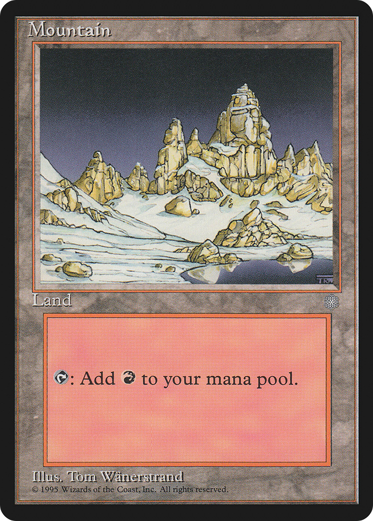 Image of Mountain (No Trees / Signature on Right) [Ice Age]