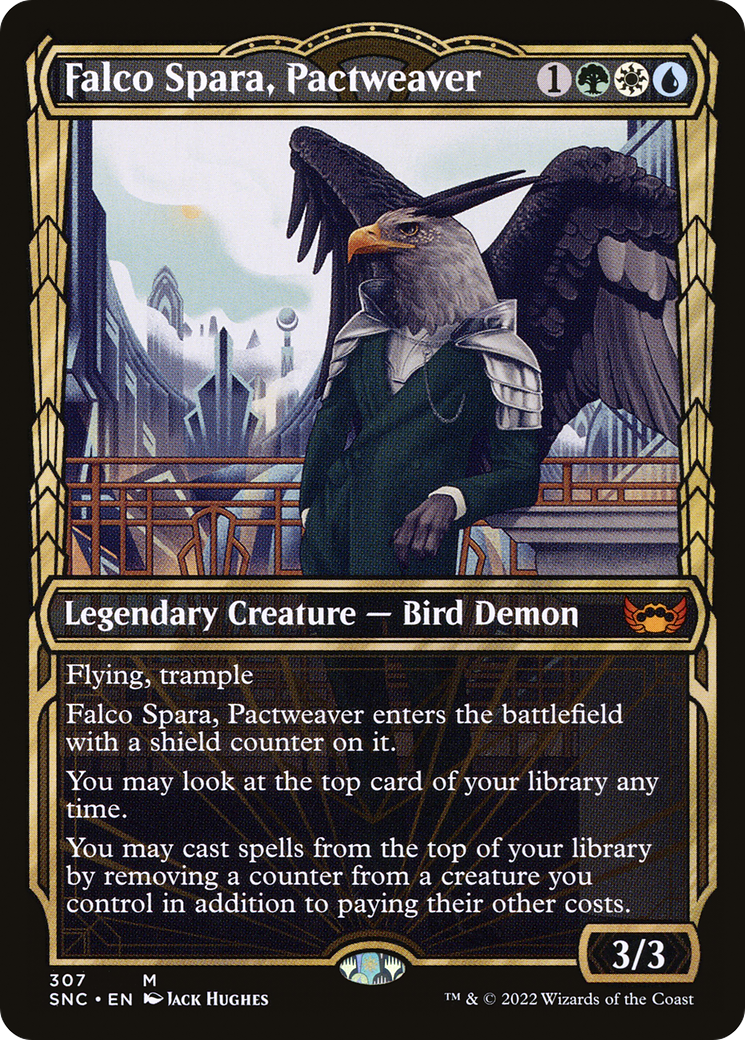 Image of Falco Spara, Pactweaver (Showcase Golden Age) [Streets of New Capenna]