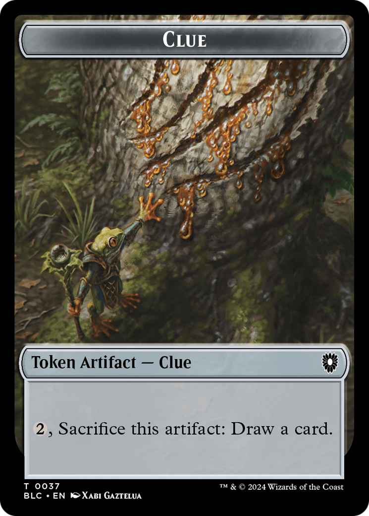 Image of Eldrazi // Clue Double-Sided Token [Bloomburrow Commander Tokens]