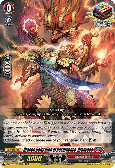Image of Dragon Deity King of Resurgence, Dragveda (D-BT01/013EN) [Genesis of the Five Greats]