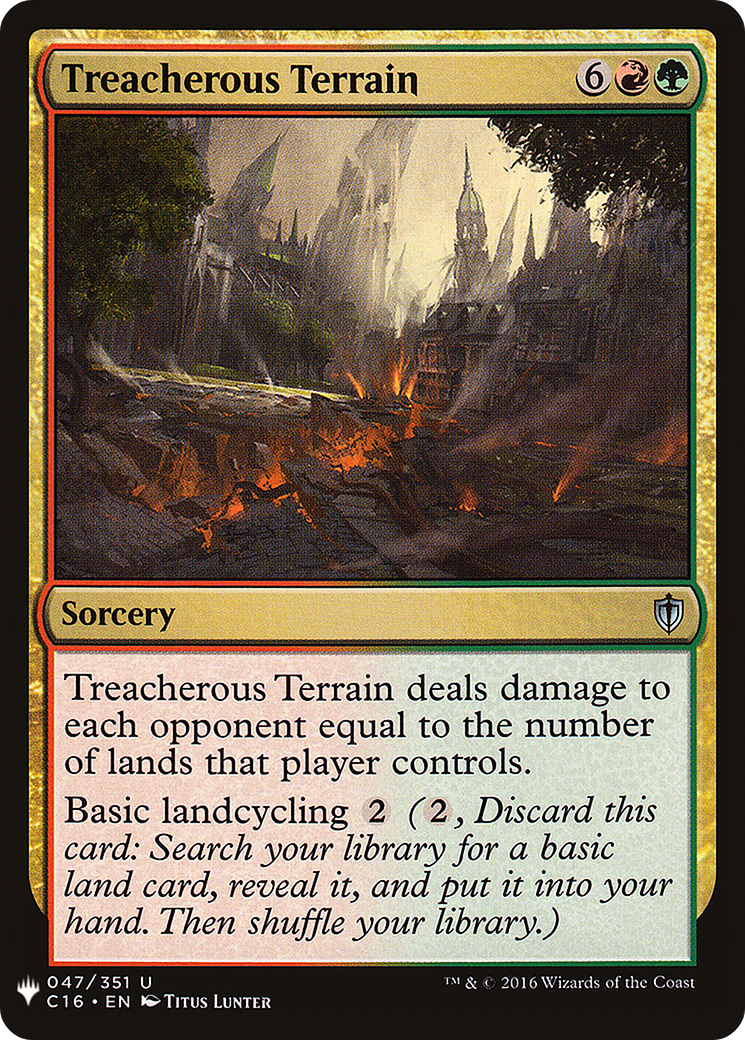 Image of Treacherous Terrain [The List]