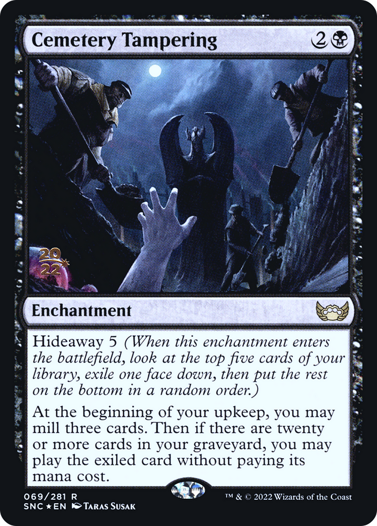 Image of Cemetery Tampering [Streets of New Capenna Prerelease Promos]