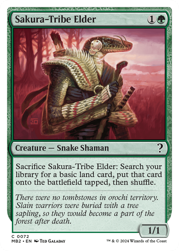 Image of Sakura-Tribe Elder (White Border) [Mystery Booster 2]