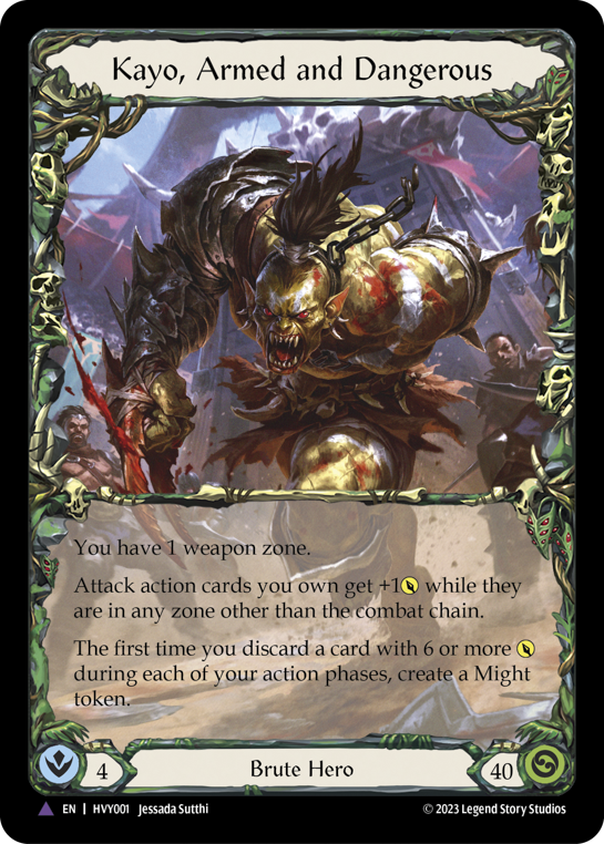 Image of Kayo, Armed and Dangerous (Marvel) [HVY001] (Heavy Hitters)  Cold Foil