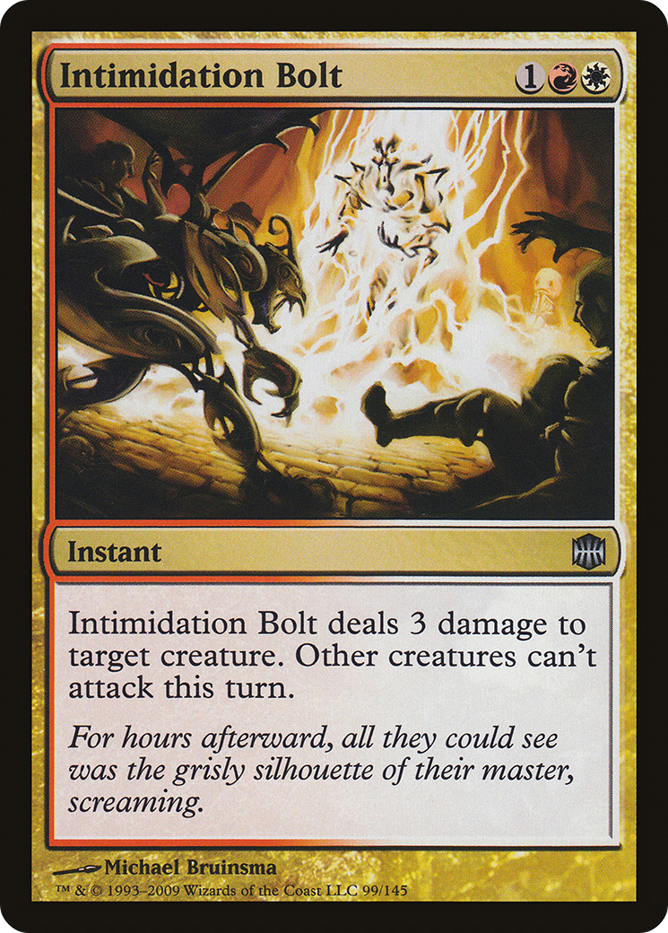 Image of Intimidation Bolt [Alara Reborn]
