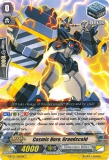 Image of Cosmic Hero, Grandscold (G-BT07/085EN) [Glorious Bravery of Radiant Sword]