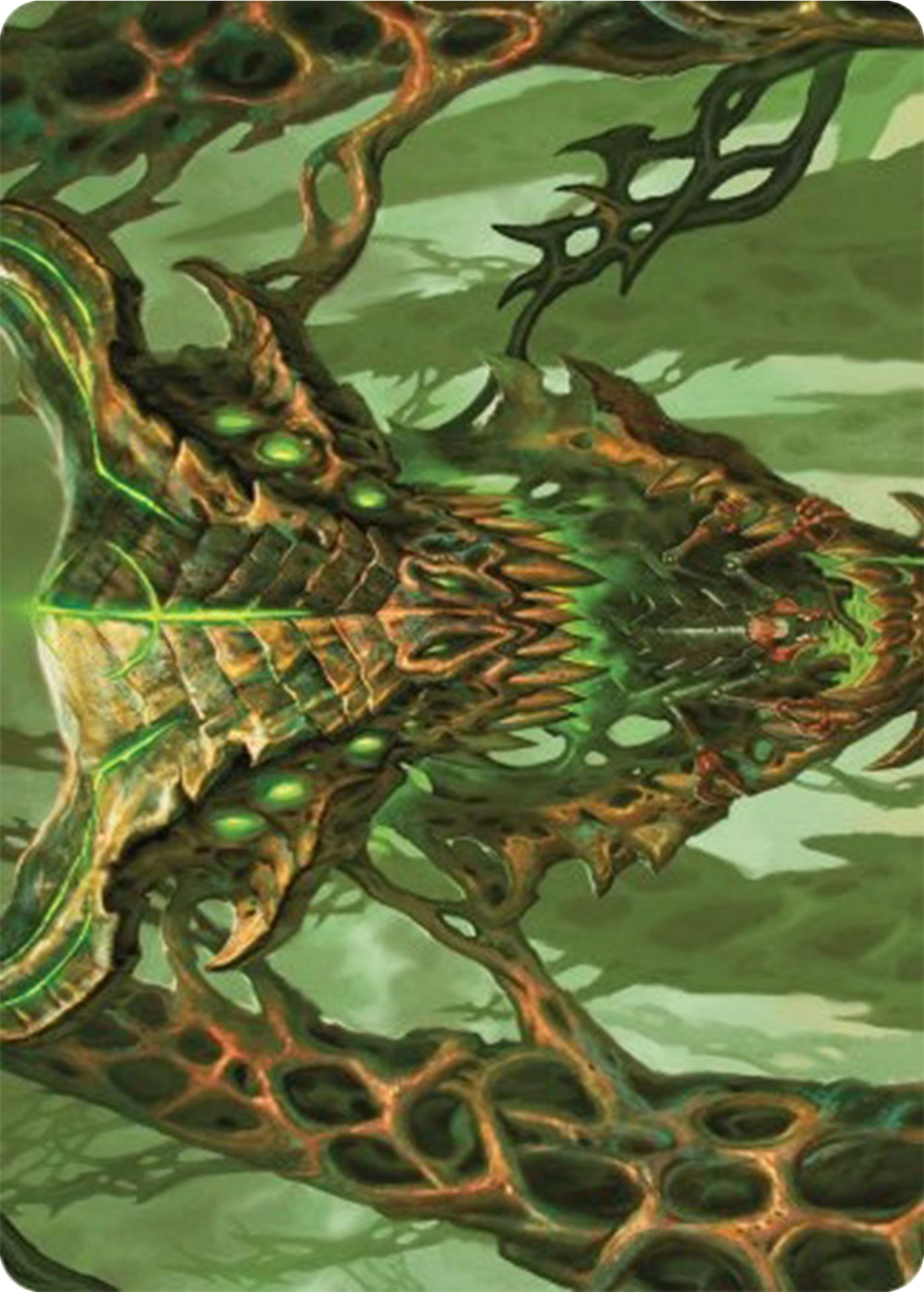 Image of Colossal Dreadmask Art Card [Modern Horizons 3 Art Series]