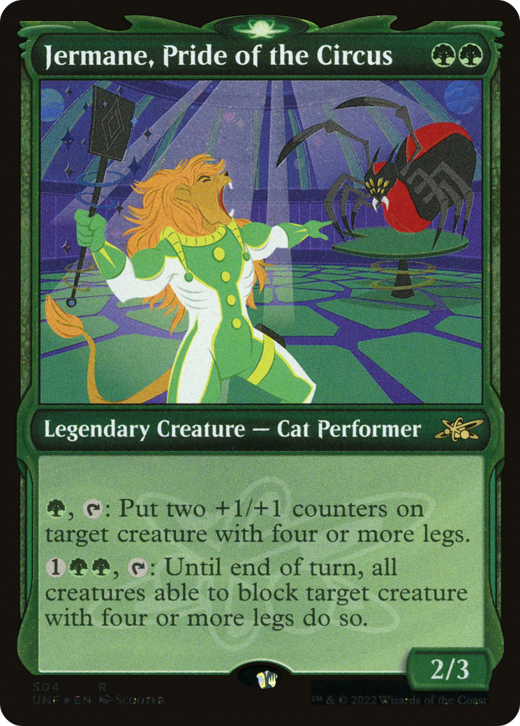 Image of Jermane, Pride of the Circus (Showcase) (Galaxy Foil) [Unfinity]