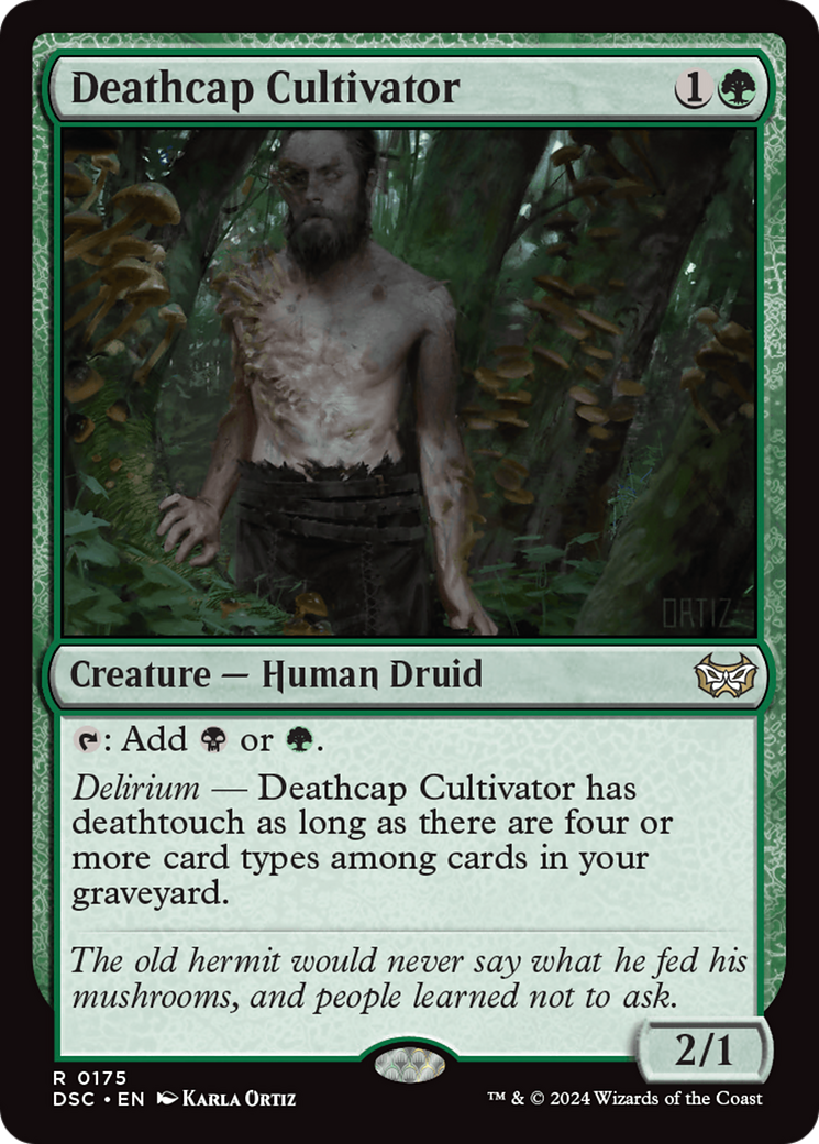 Image of Deathcap Cultivator [Duskmourn: House of Horror Commander]