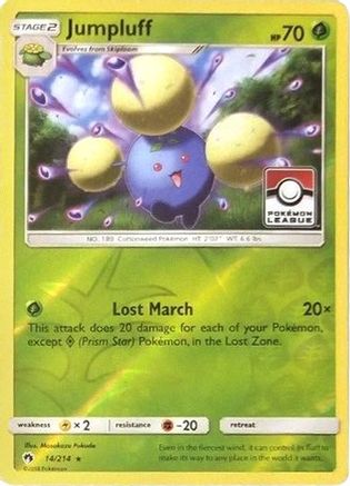 Image of Jumpluff (14/214) (League Promo) [Sun & Moon: Lost Thunder]
