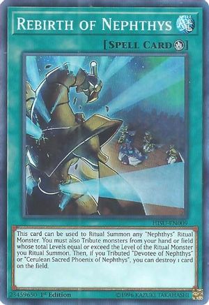 Image of Rebirth of Nephthys [HISU-EN009] Super Rare