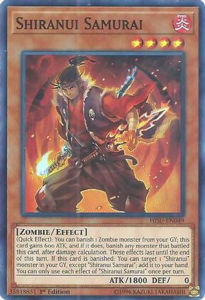 Image of Shiranui Samurai [HISU-EN049] Super Rare