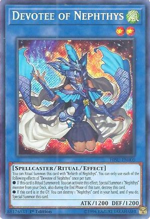 Image of Devotee of Nephthys [HISU-EN005] Secret Rare