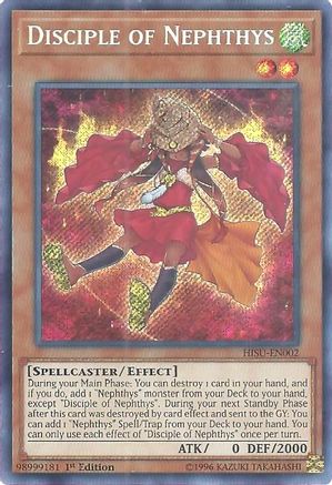 Image of Disciple of Nephthys [HISU-EN002] Secret Rare