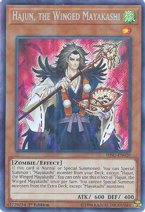 Image of Hajun, the Winged Mayakashi [HISU-EN029] Secret Rare