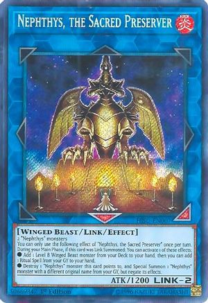 Image of Nephthys, the Sacred Preserver [HISU-EN007] Secret Rare