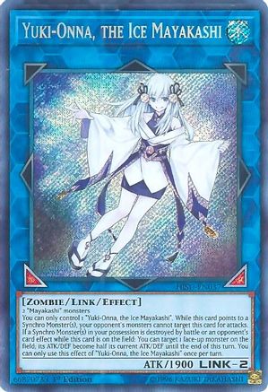 Image of Yuki-Onna, the Ice Mayakashi [HISU-EN037] Secret Rare