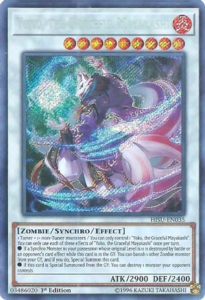 Image of Yoko, the Graceful Mayakashi [HISU-EN035] Secret Rare