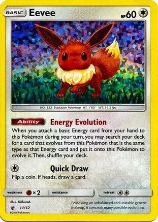 Image of Eevee (11/12) [McDonald's Promos: 2018 Collection]