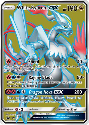 Image of White Kyurem GX (SM141) [Sun & Moon: Black Star Promos]