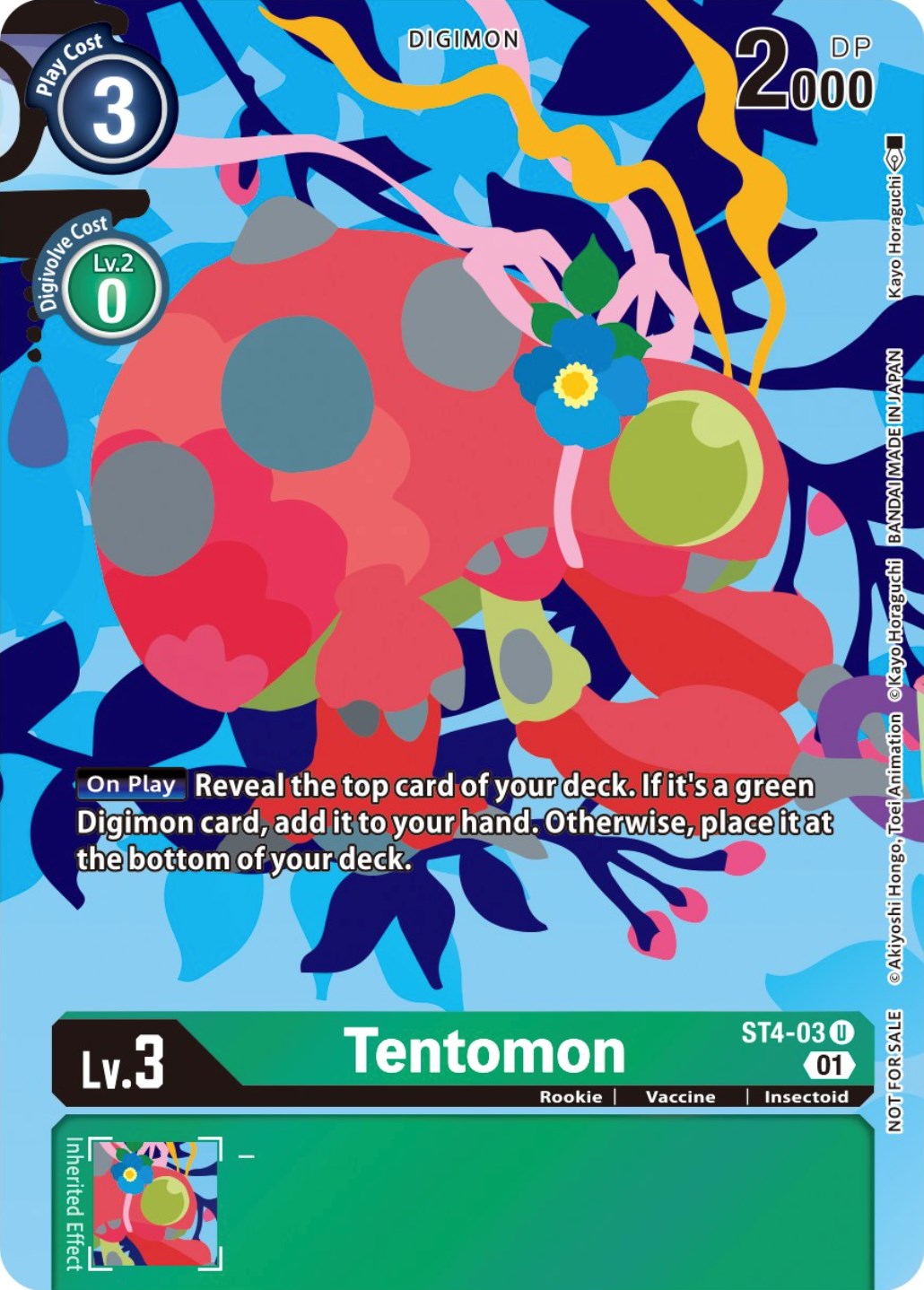 Image of Tentomon [ST4-03] (Tamer's Card Set 2 Floral Fun) [Starter Deck: Giga Green Promos]