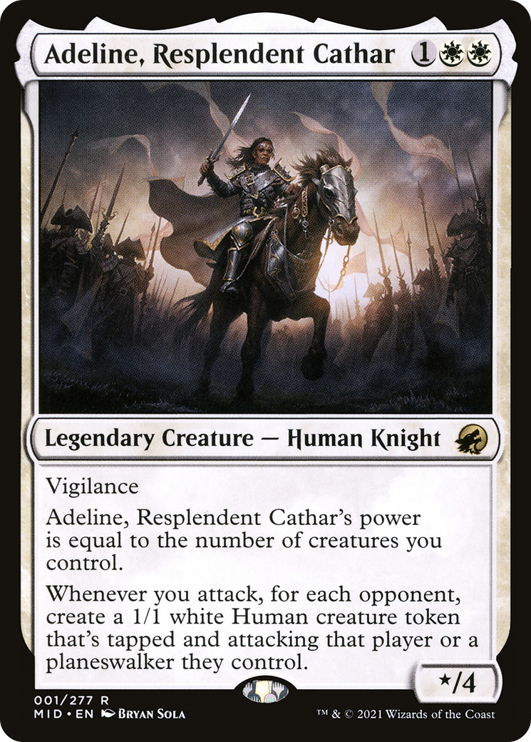 Image of Adeline, Resplendent Cathar [Innistrad: Midnight Hunt]