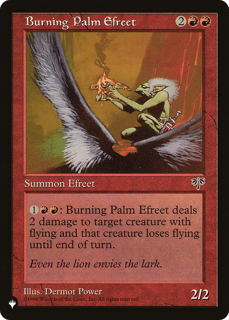 Image of Burning Palm Efreet [The List]