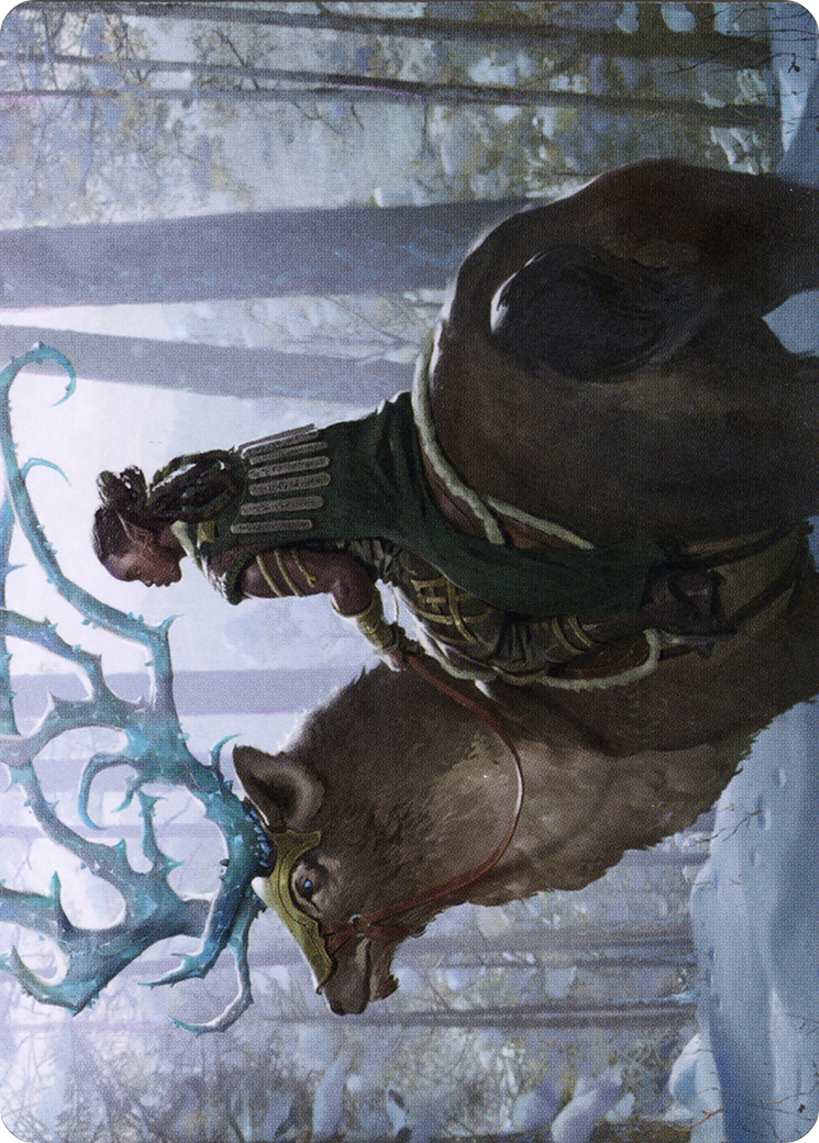 Image of Boreal Outrider Art Card [Kaldheim Art Series]