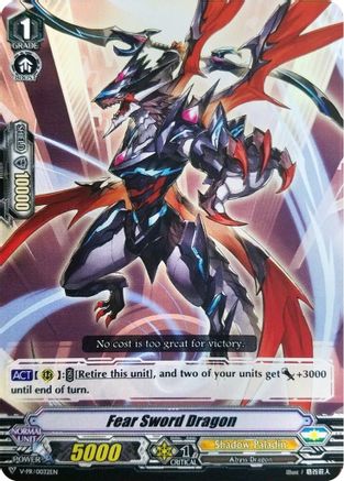 Image of Fear Sword Dragon (V-PR/0032EN) [V Promo Cards]