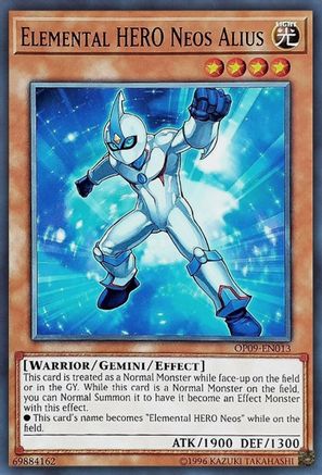 Image of Elemental HERO Neos Alius [OP09-EN013] Common