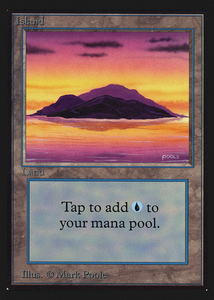 Image of Island (Sunset / Signature on Right) [Collectors' Edition]