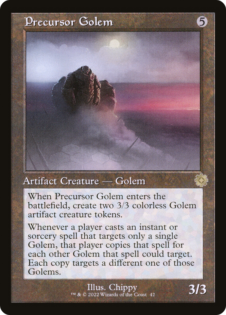 Image of Precursor Golem (Retro) [The Brothers' War Retro Artifacts]