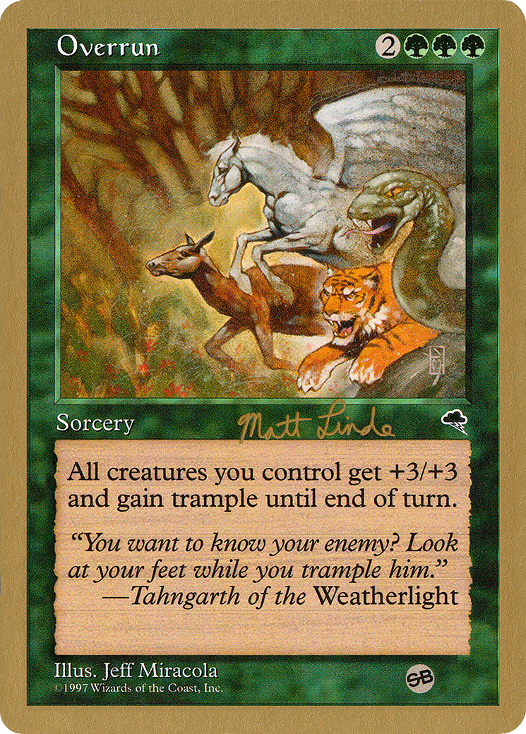 Image of Overrun (Matt Linde) (SB) [World Championship Decks 1999]