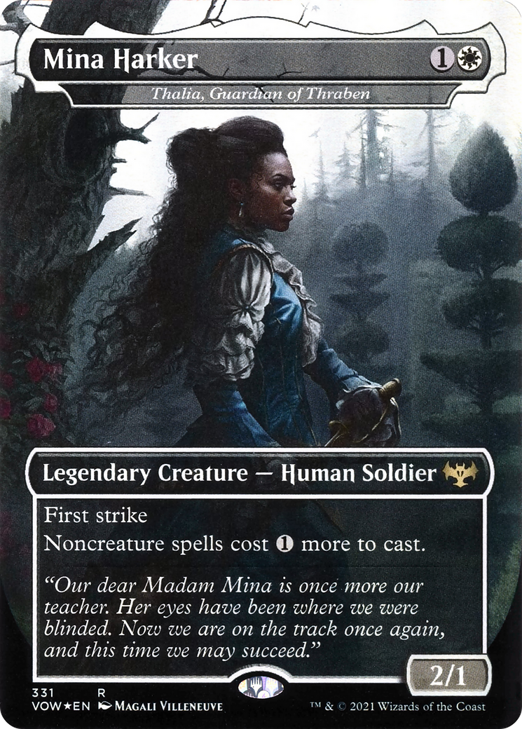 Image of Thalia, Guardian of Thraben - Mina Harker [Innistrad: Crimson Vow]