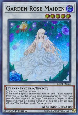 Image of Garden Rose Maiden [LED4-EN023] Ultra Rare