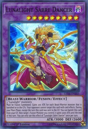 Image of Lunalight Sabre Dancer [LED4-EN045] Super Rare