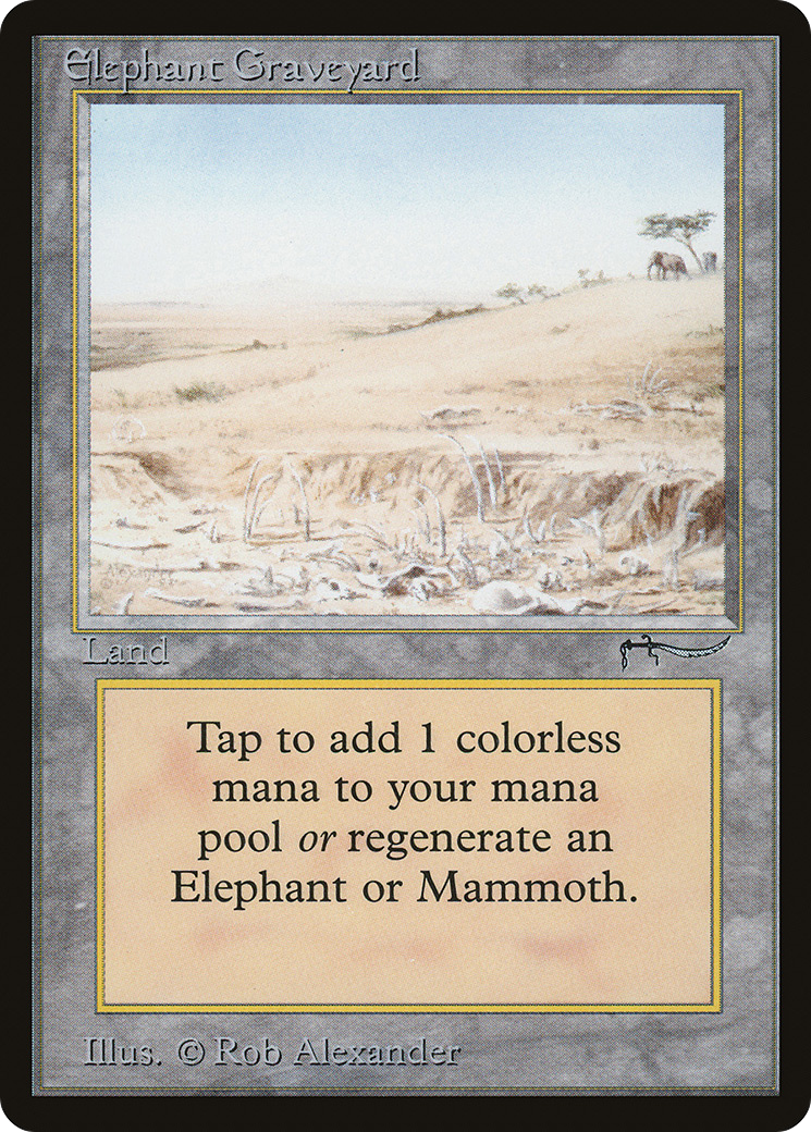 Image of Elephant Graveyard [Arabian Nights]