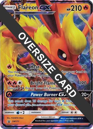 Image of Flareon GX (SM171) (Jumbo Card) [Sun & Moon: Black Star Promos]