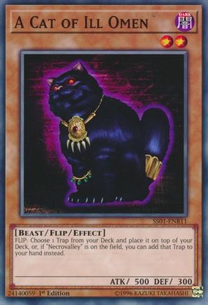 Image of A Cat of Ill Omen [SS01-ENB11] Common