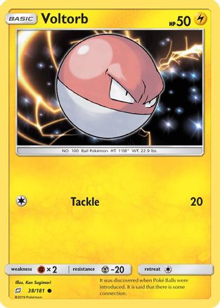 Image of Voltorb (38/181) [Sun & Moon: Team Up]