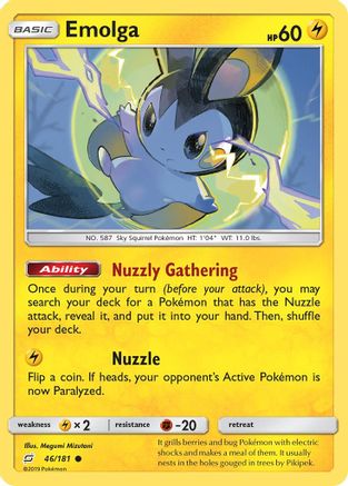 Image of Emolga (46/181) [Sun & Moon: Team Up]