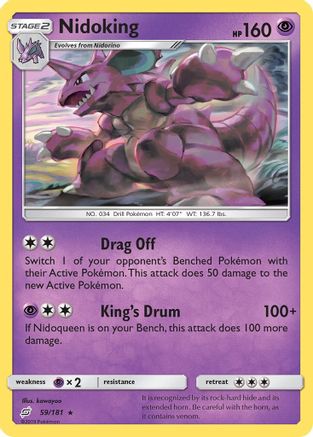 Image of Nidoking (59/181) [Sun & Moon: Team Up]