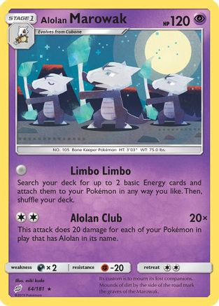Image of Alolan Marowak (64/181) [Sun & Moon: Team Up]