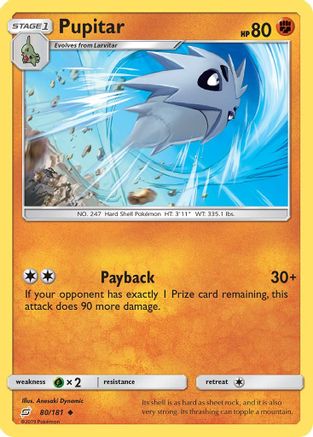 Image of Pupitar (80/181) [Sun & Moon: Team Up]